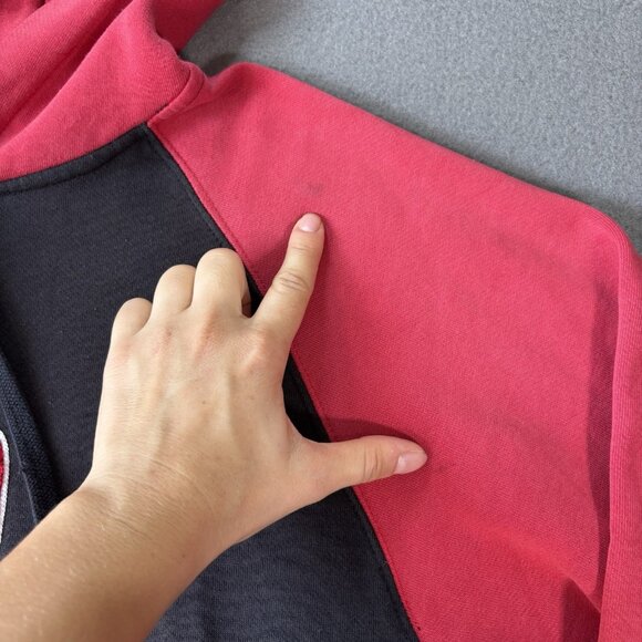 Y2K RDS Red Dragon Hoodie Mens S 3D Embroidered Logo skateboard Grunge Faded - Picture 7 of 16